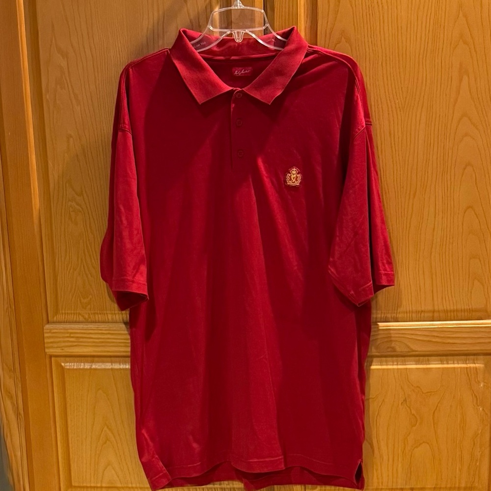 Royal County Down Golf Club Red Polo Golf Shirt Size XL